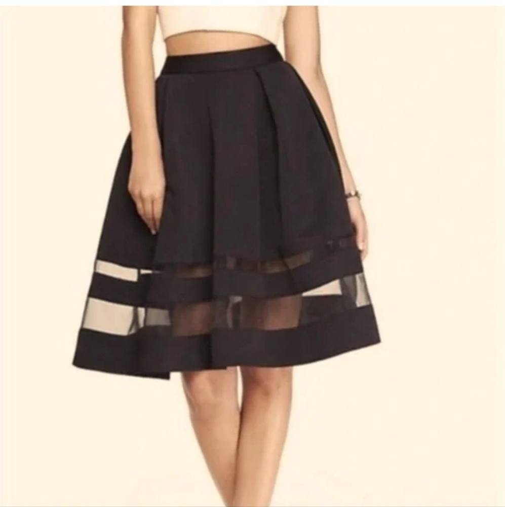 Express Black Circle Skirt
